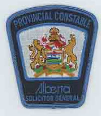 CANADA,ALBERTA,ALBERTA PROVINCIAL CONSTABLE SOLICITOR GENERAL 1